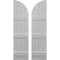 Ekena Millwork Americraft 4-Board (3 Batten) Wood Joined Board-n-Batten Shutters w/ Arch Top, ARW401BQ414X77PRH ARW401BQ414X77PRH - alternate 1
